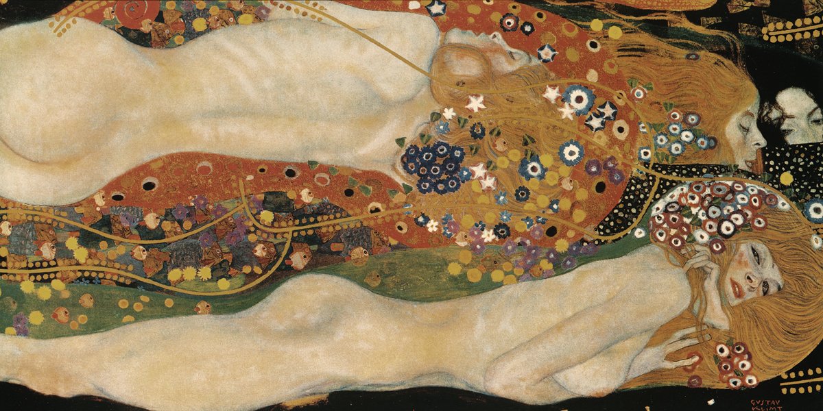 Gustav Klimt - Wasserschlangen II