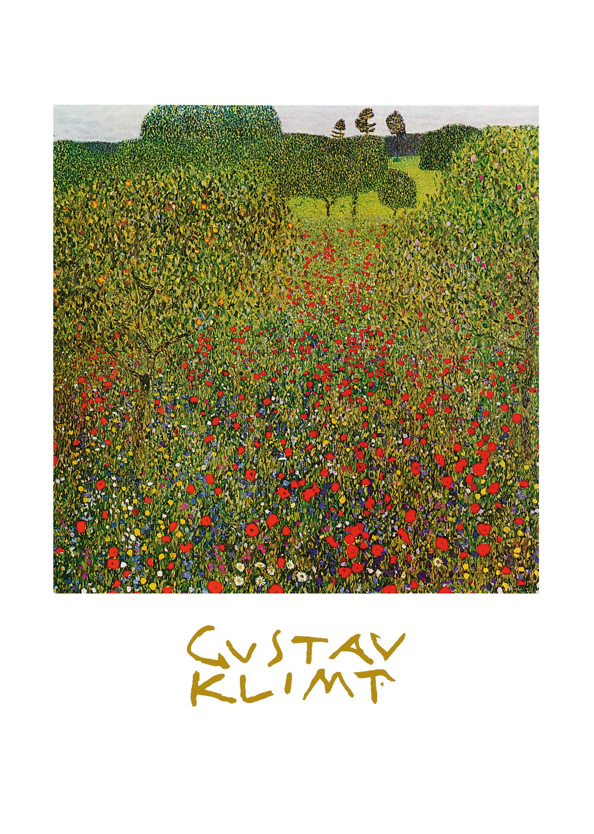 Gustav Klimt - Campo di papaveri