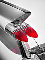 American classic car Sedan Deville 1959 tail fin abstract