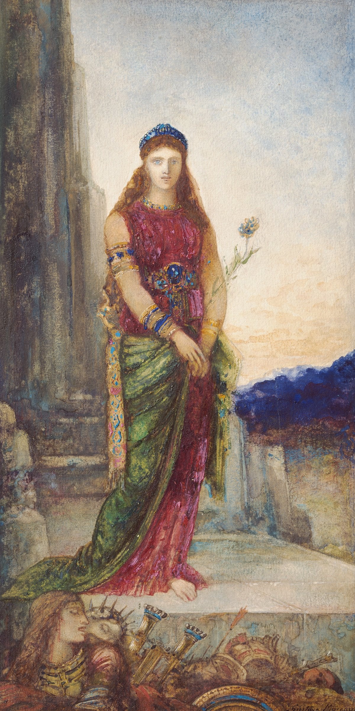 Gustave Moreau - Helena vor den Mauern Trojas