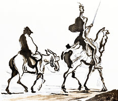 Honoré Daumier - Don Quixote