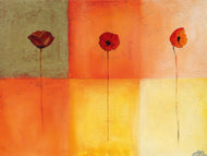 Erika Heinemann - Dreierlei Mohn I