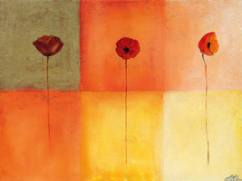 Erika Heinemann - Dreierlei Mohn I