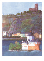 Helga Westphal - Die Pfalz bei Kaub und Burg Gutenfels, Rhein