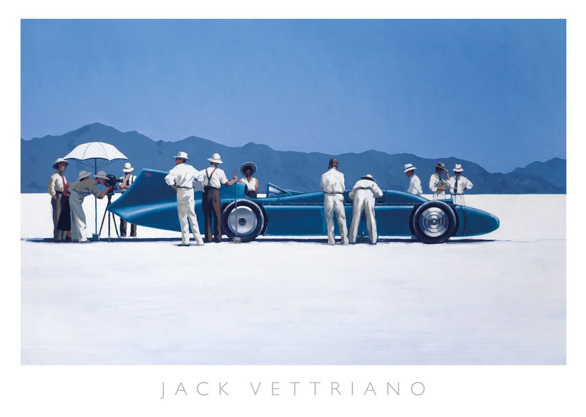 Jack Vettriano - Bluebird at Bonneville