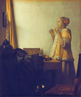 Johannes Vermeer - Junge Dame mit Perlenhalsband