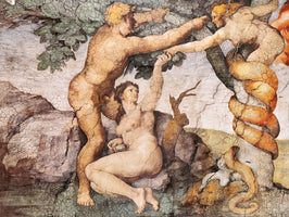 Michelangelo - Sündenfall und Vertreibung aus dem Paradies