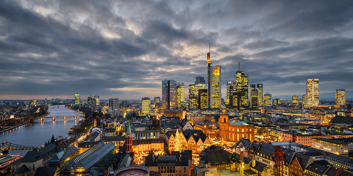 Frankfurt Evening Skyline