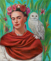 Frida mit Eule