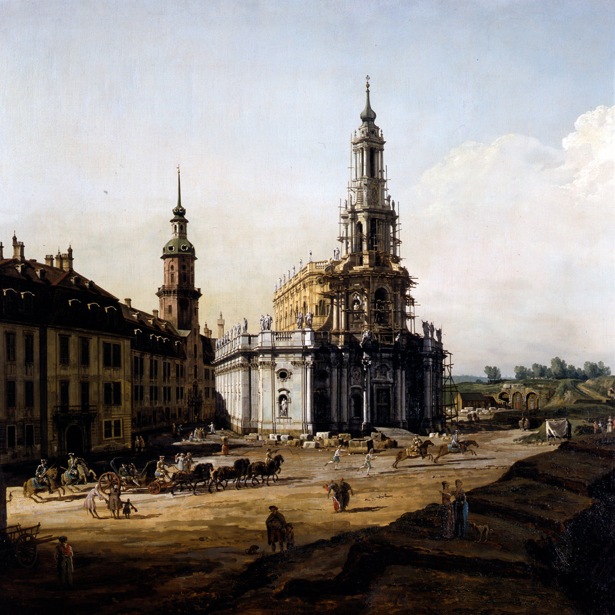 Canaletto - Dresden vom Elbufer