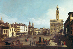 Canaletto - Die Piazza della Signorina in Florenz