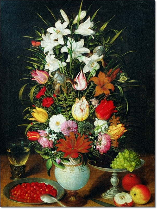 Pieter d. J. Brueghel - Vaso ornato di fiori