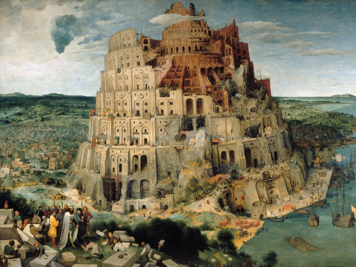 Pieter d. Ä. Brueghel - Großer Turmbau zu Babel