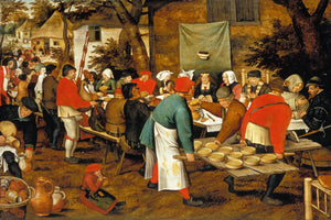 Pieter d. Ä. Brueghel - Bauernmahlzeit vor einer Schänke