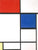 Piet Mondrian - Komposition II mit Rot, Blau und Gelb