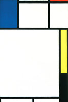 Piet Mondrian - Komposition mit Blau, Rot, Gelb