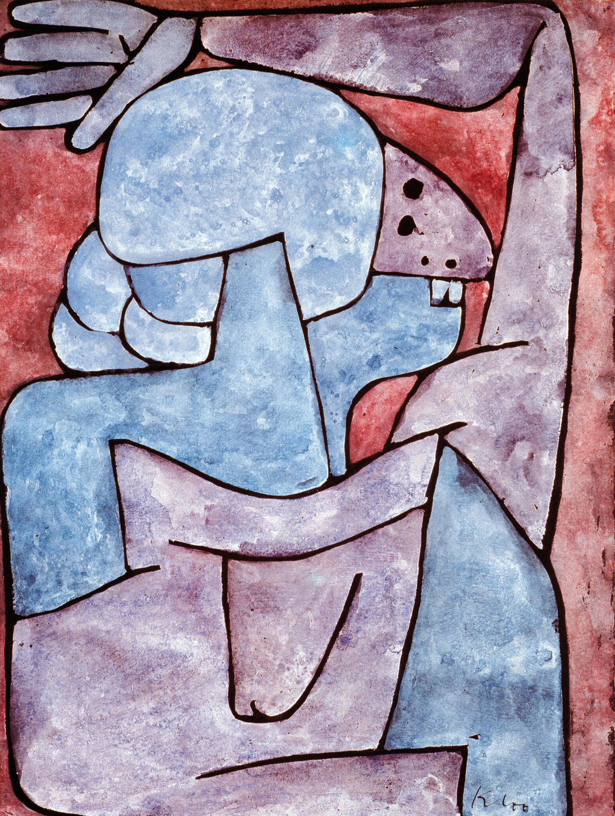 Paul Klee - Verfluchende Frau