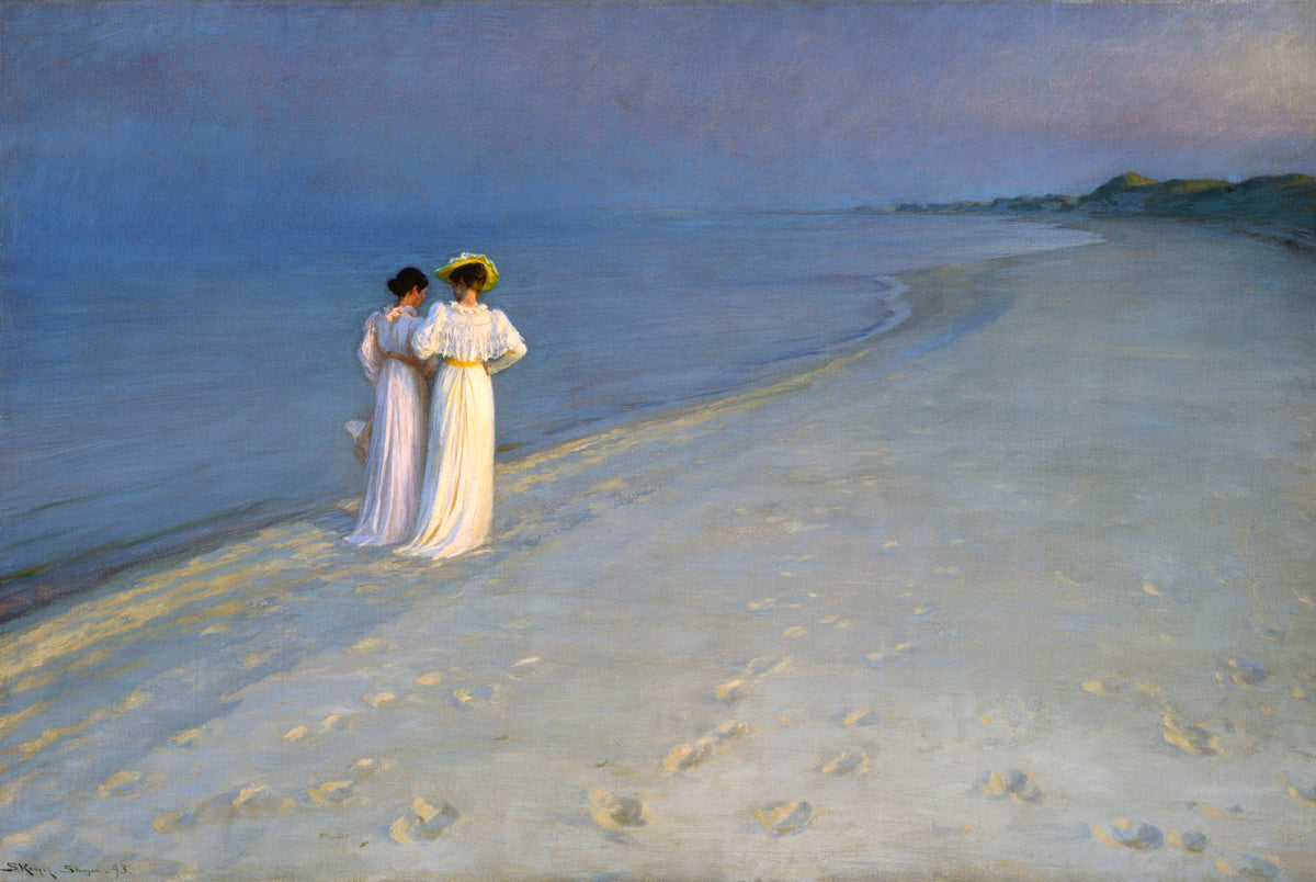 Peter Severin Krøyer - Sommerabend bei Skagen