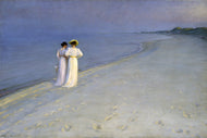 Peter Severin Krøyer - Sommerabend bei Skagen