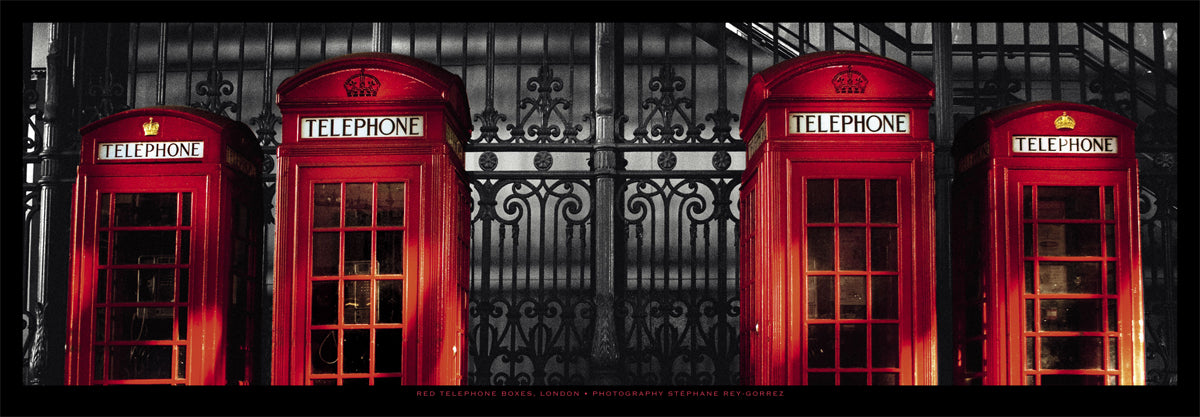 Stéphane Rey-Gorrez - London-Red Telephone Boxes