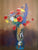 Odilon Redon - Feldblumenstrauß in hoher Vase