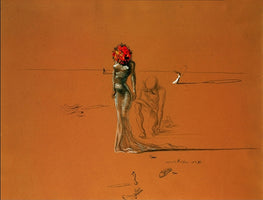 Salvador Dali - Female with Head of Flowers