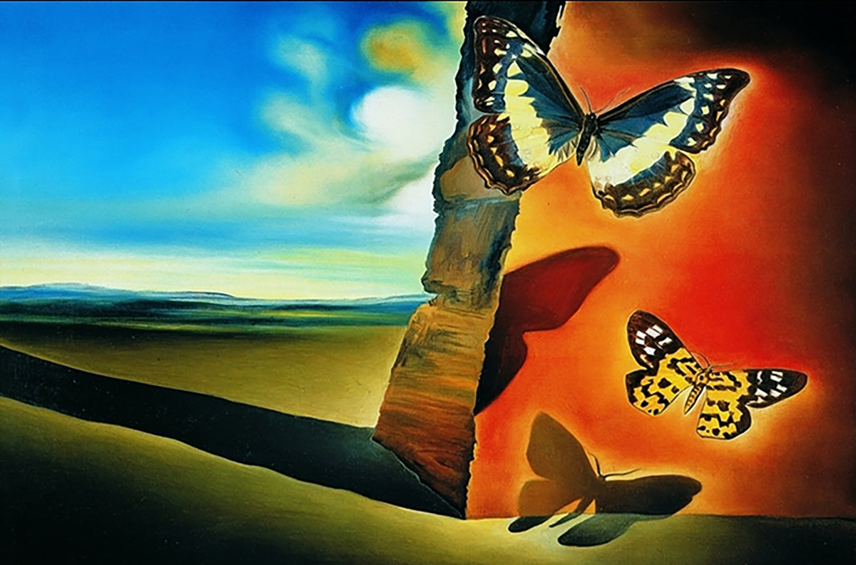 Salvador Dali - Paysage aux Papillons