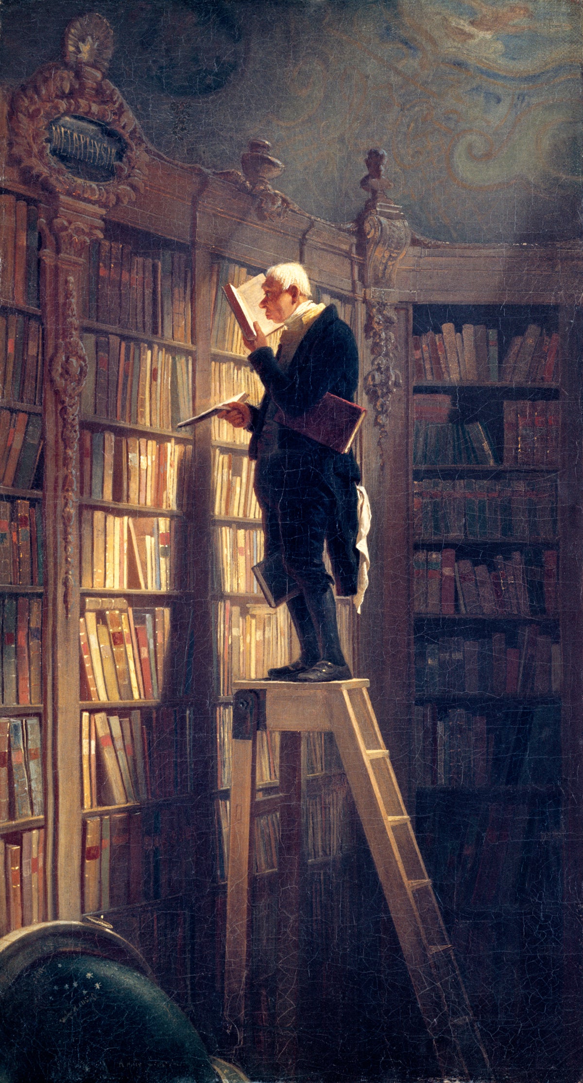 Carl Spitzweg - Der Bücherwurm