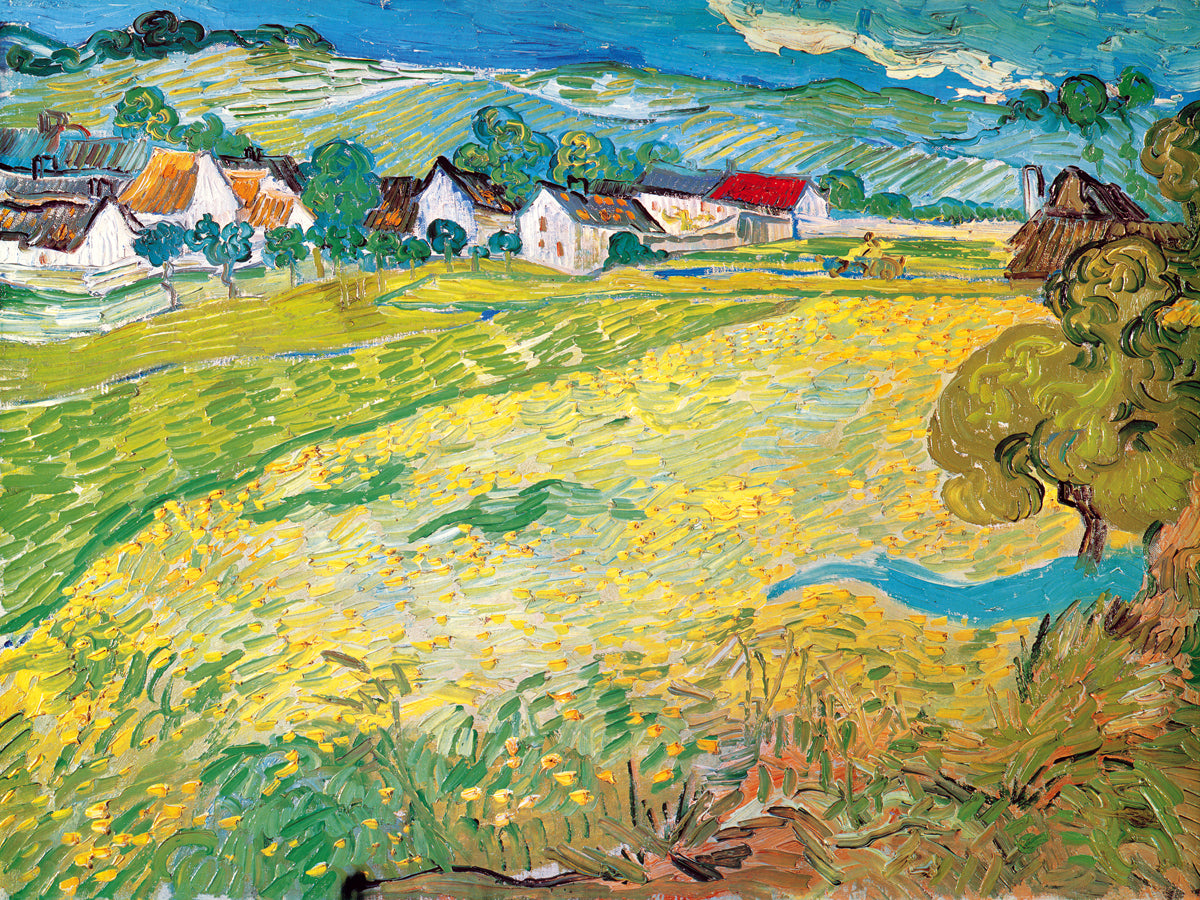 Vincent Van Gogh - Sonnige Wiese bei Auvers