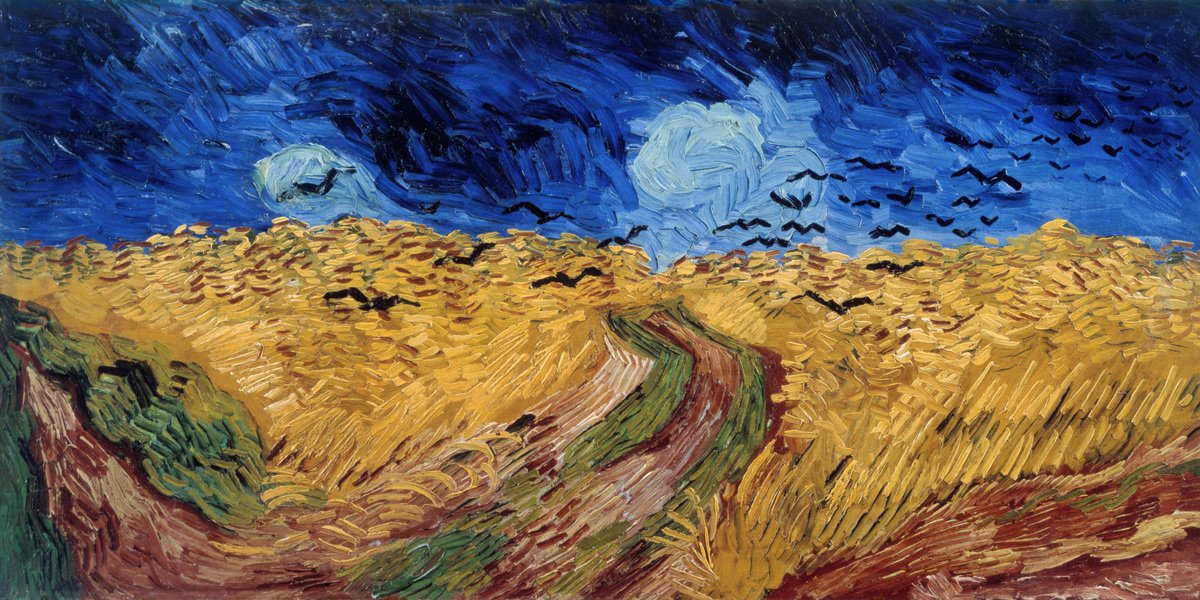 Vincent Van Gogh - Weizenfeld mit Krähen