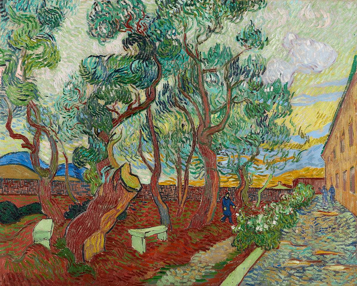 Vincent Van Gogh - Der Garten des Hospitals von Saint Rémy