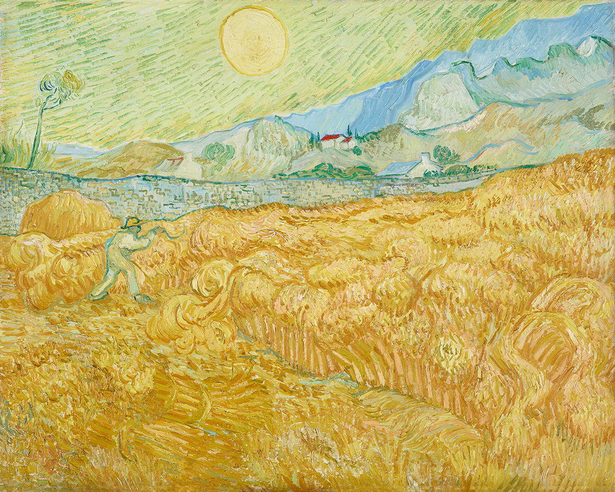 Vincent Van Gogh - Die Ernte (Kornfeld mit Schnitter)