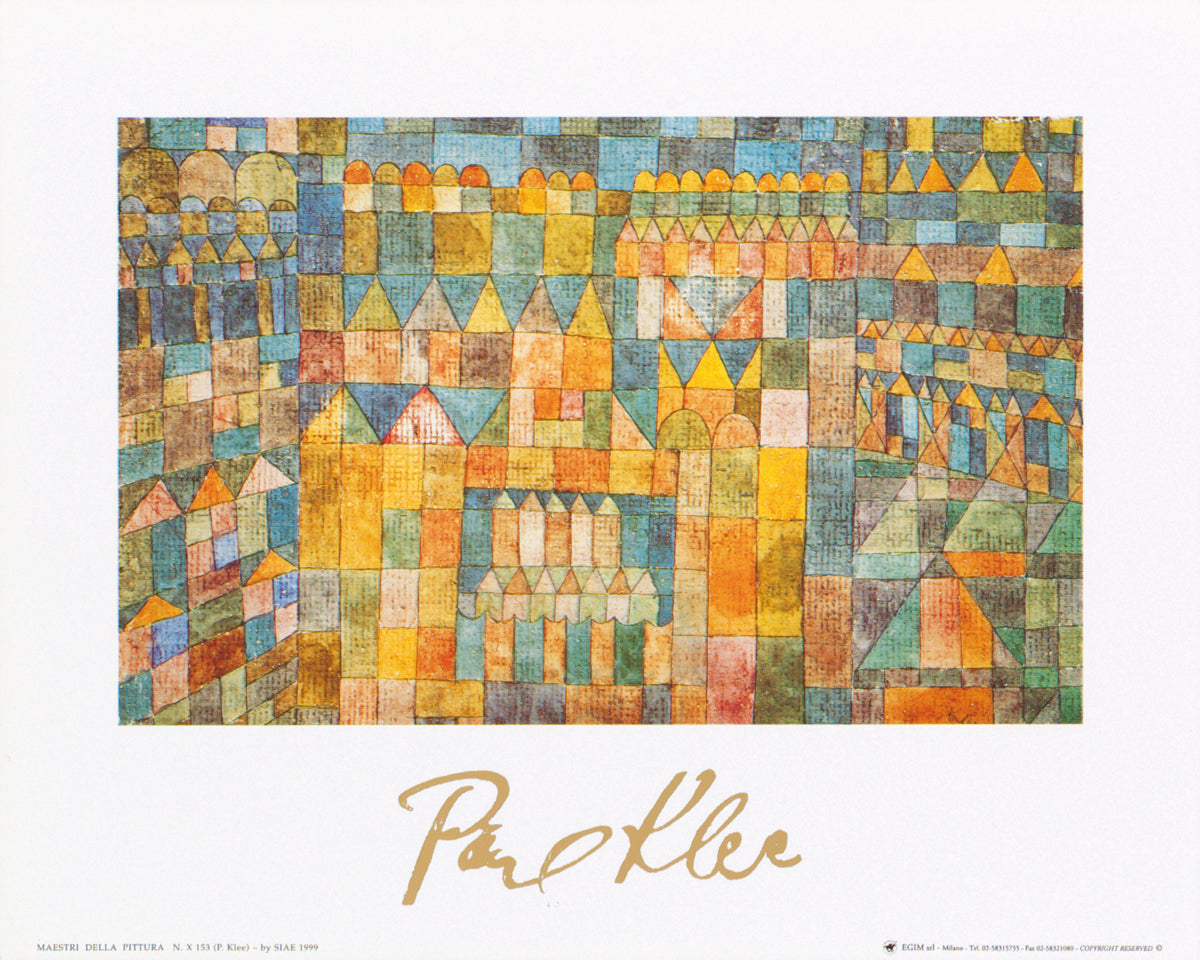 Paul Klee - Tempelviertel von Pert, 1928